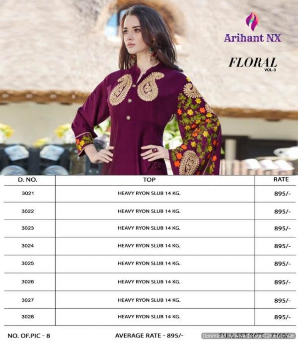 Arihant-Floral-3-Designer-Rayon-Kurtis